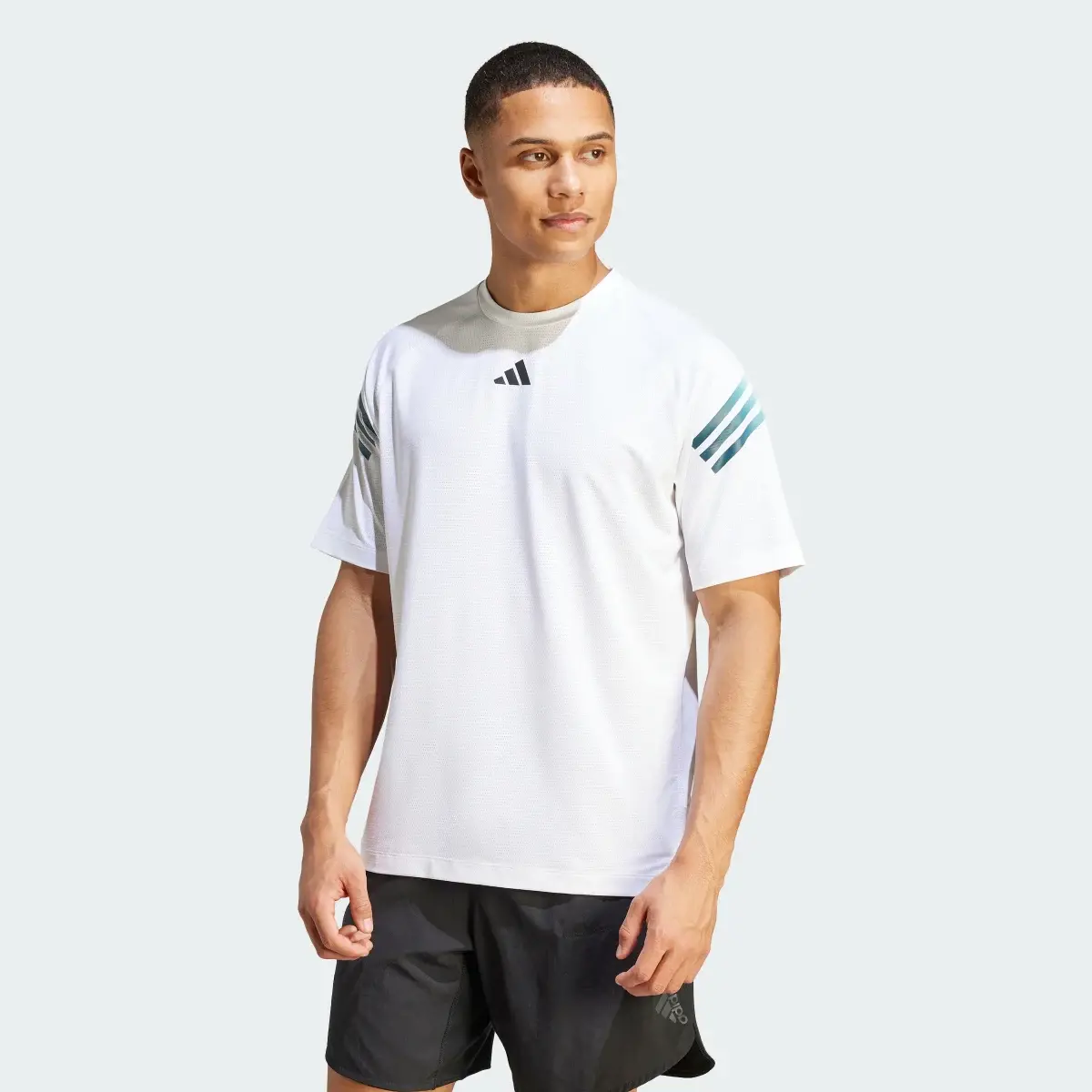 Adidas Train Icons 3-Stripes Training Tee. 2