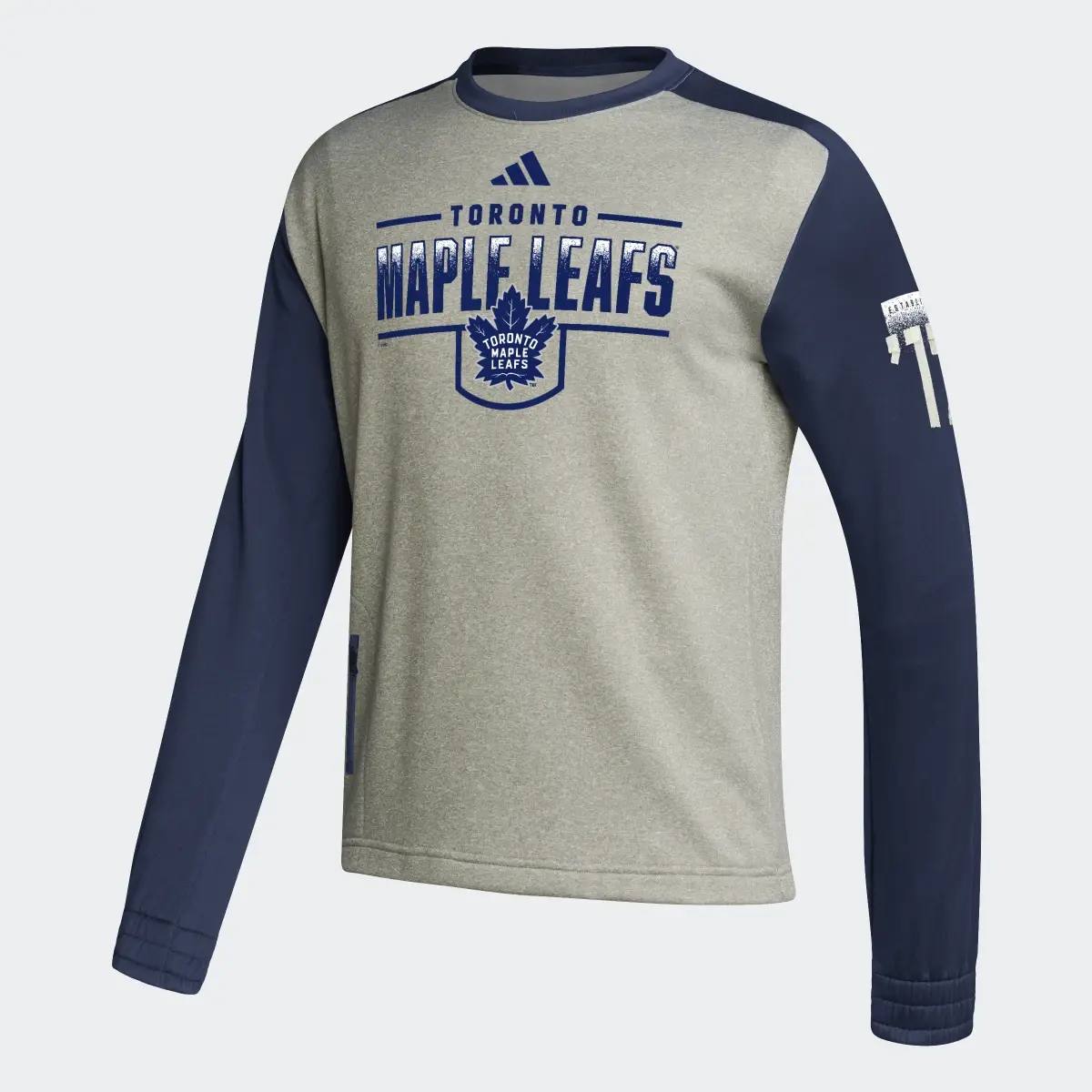 Adidas Maple Leafs Team Issue Crew Sweatshirt. 1