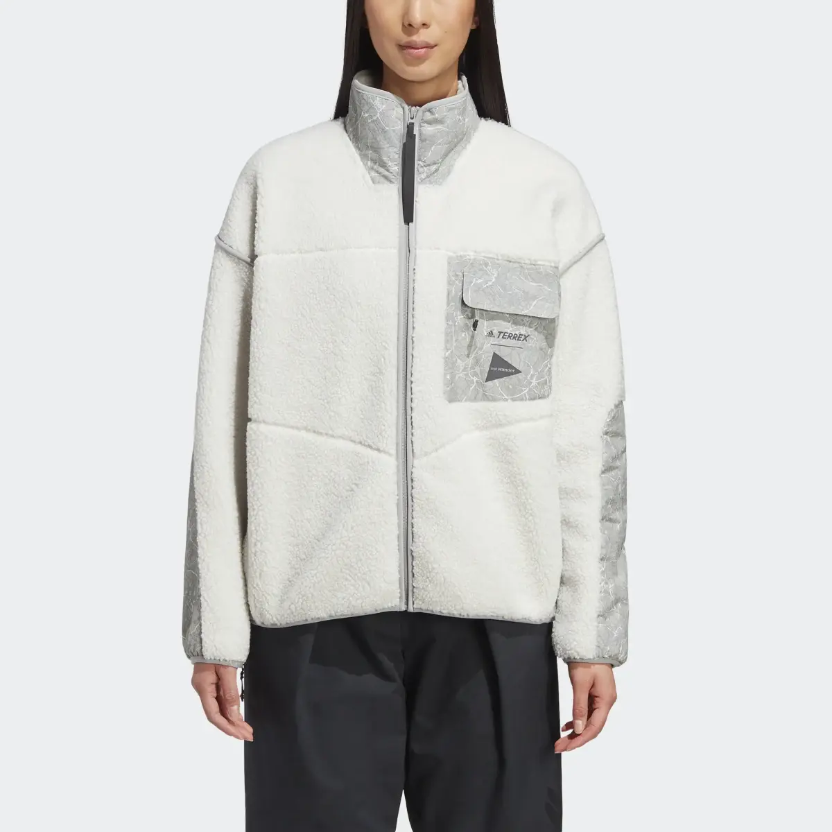 Adidas Terrex x and wander Fleece Jacket. 1