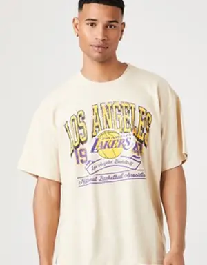 Forever 21 Los Angeles Lakers Graphic Tee Taupe/Multi