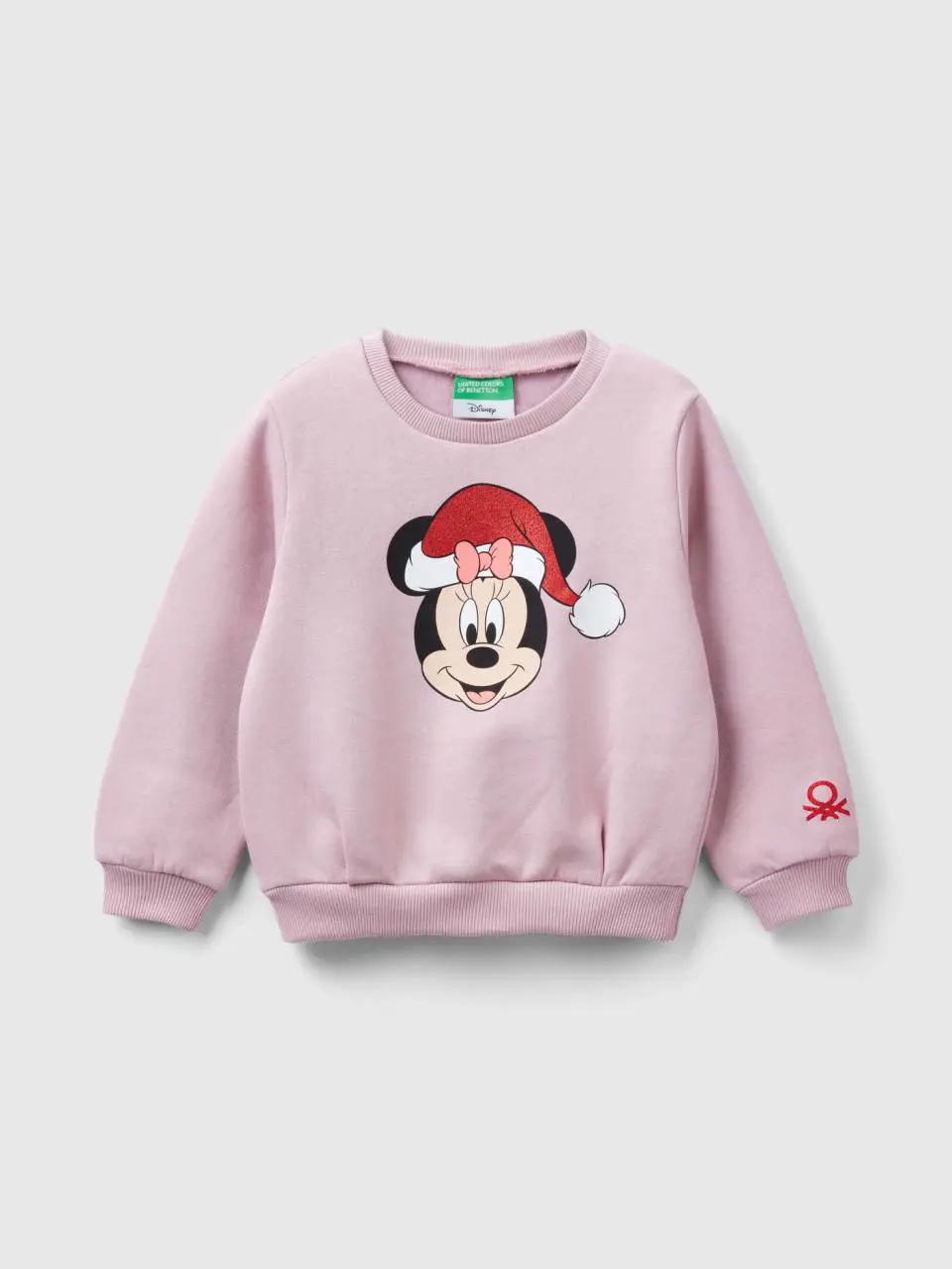 Benetton warm ©disney sweatshirt with glitter. 1