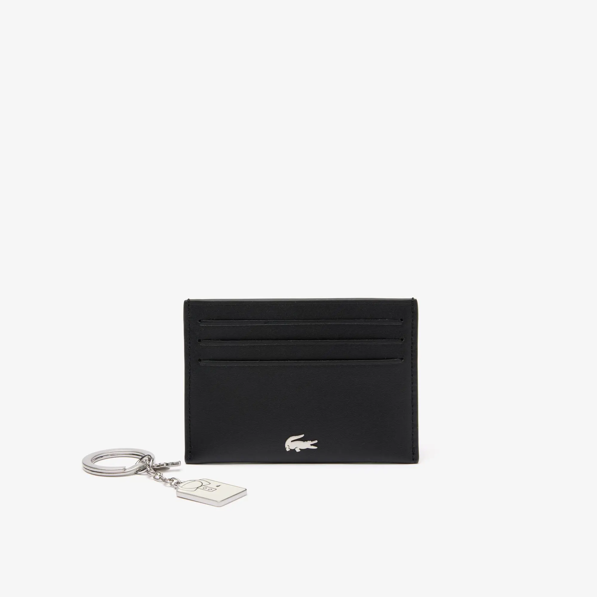 Lacoste Men's Card Holder & Polo Key Chain Gift Set. 1