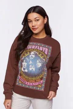 Forever 21 Forever 21 Pink Floyd Graphic Pullover Brown/Multi. 2