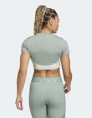 Adidas Training Colorblock Crop Top. 3 Adidas Training Colorblock Crop Top. 3