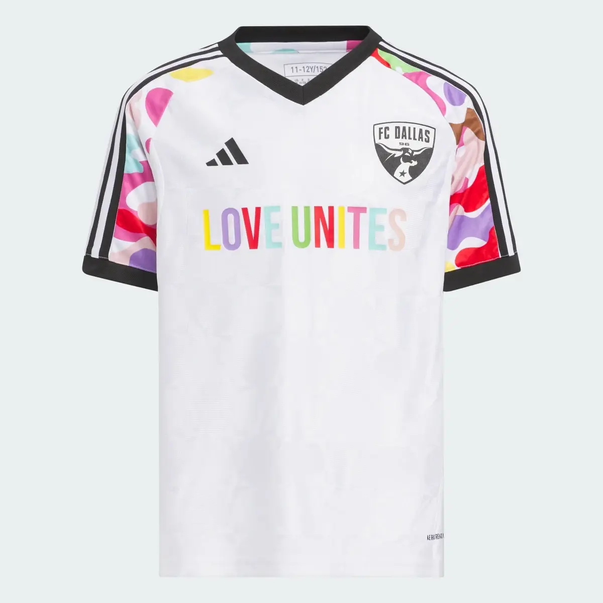 Adidas FC Dallas Pride Pre-Match Jersey. 1