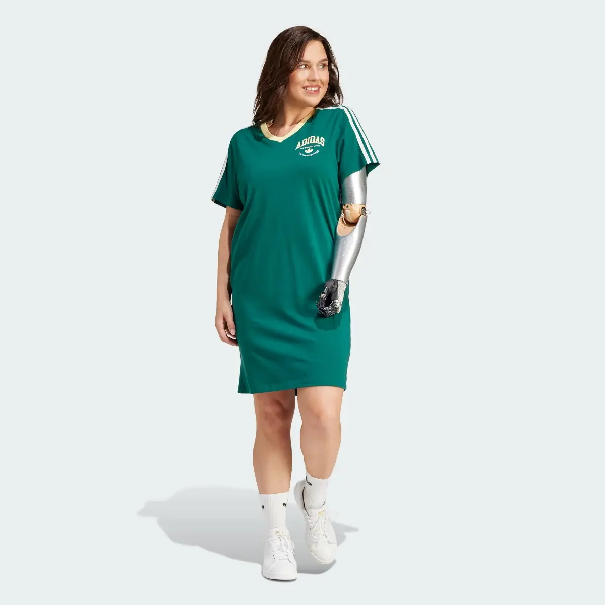 Adidas VRCT Graphic Tee Dress. 2