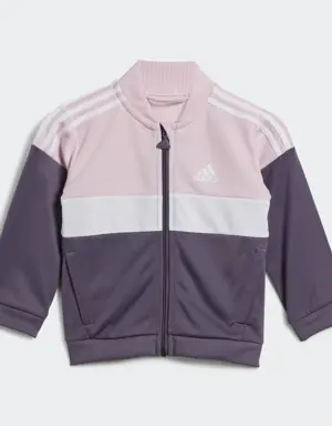 Adidas Tiberio 3-Stripes Colorblock Shiny Tracksuit Kids. 3 Adidas Tiberio 3-Stripes Colorblock Shiny Tracksuit Kids. 3