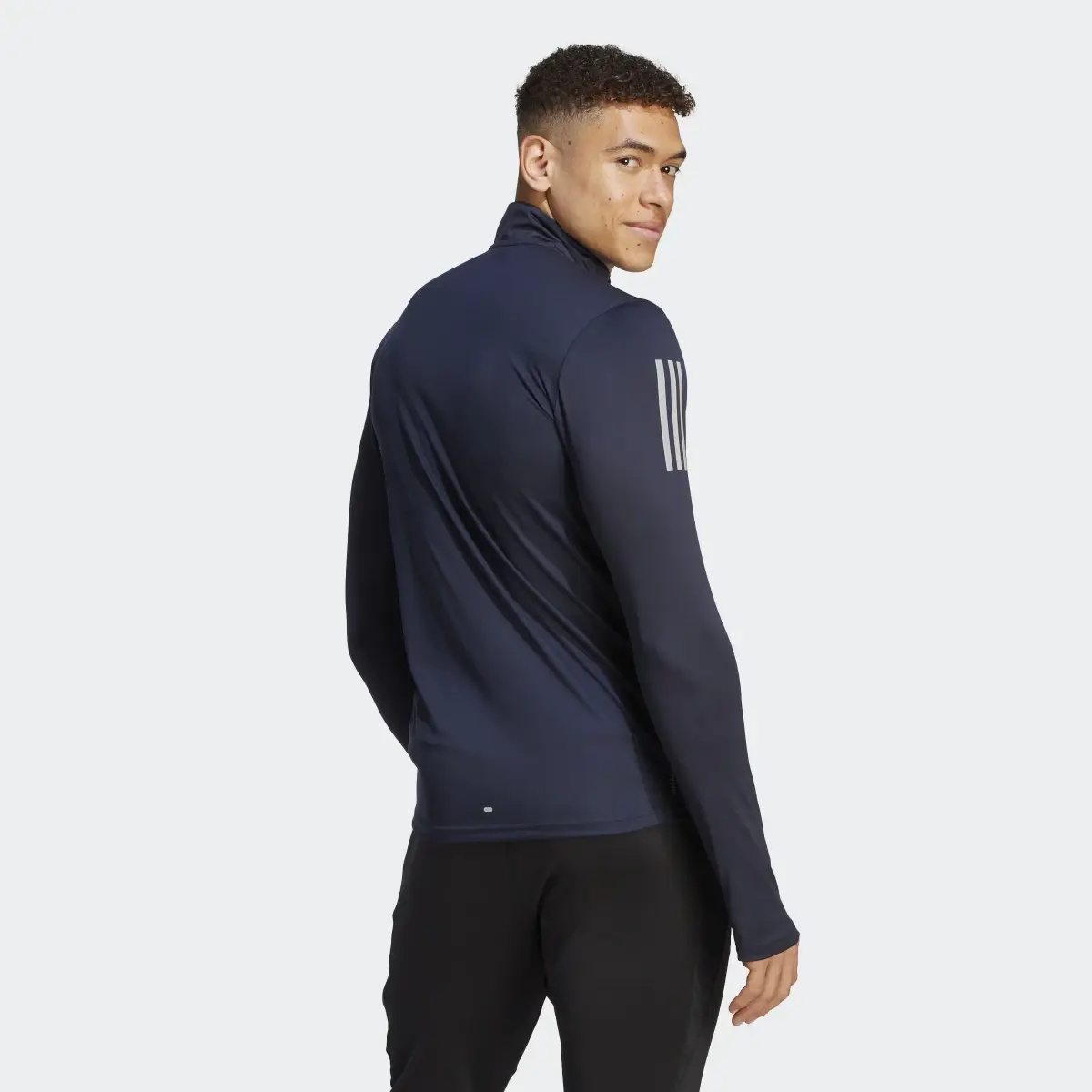 Adidas Own the Run 1/4 Zip Long Sleeve Sweatshirt. 3