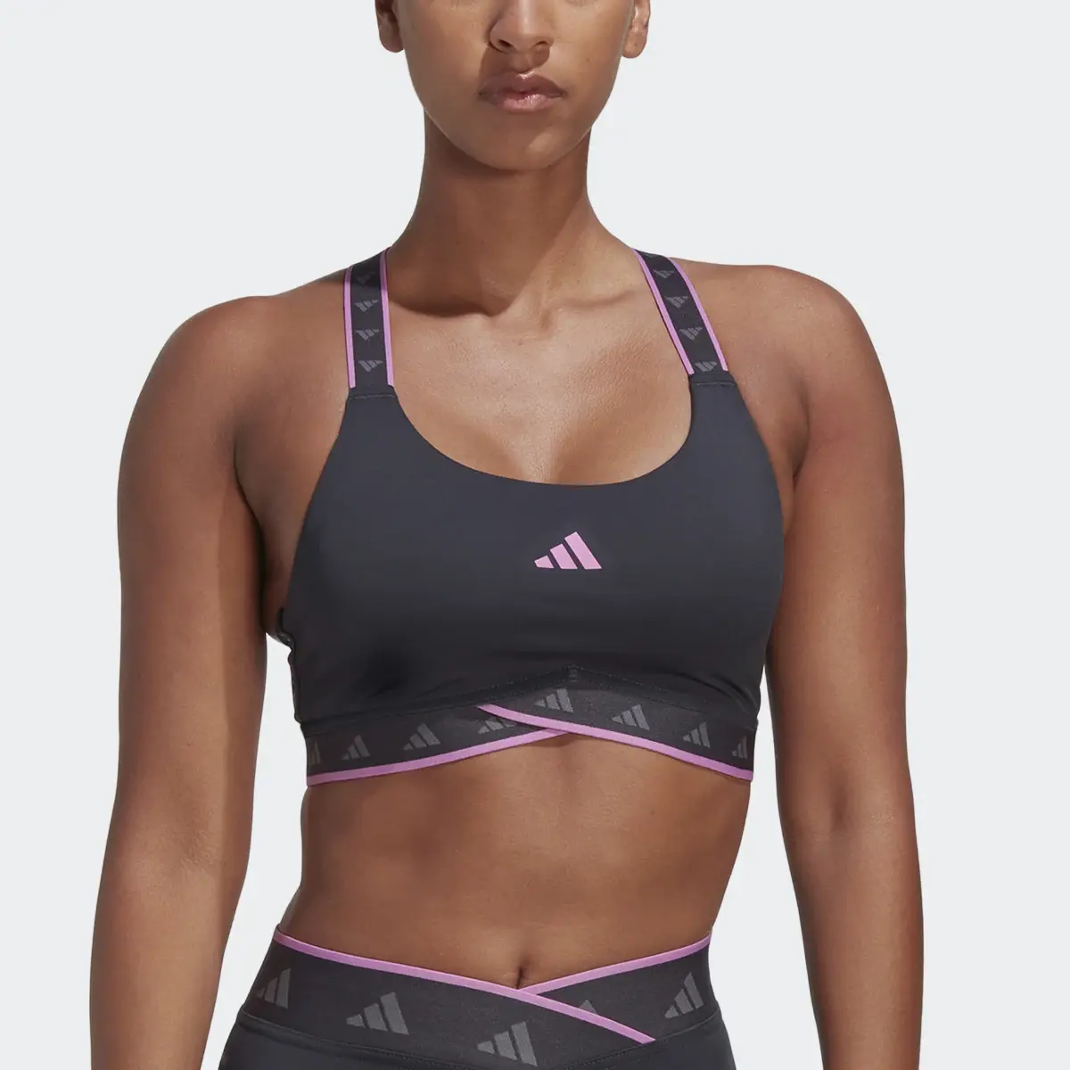 Adidas Powerimpact Training Medium-Support Techfit Bra. 1