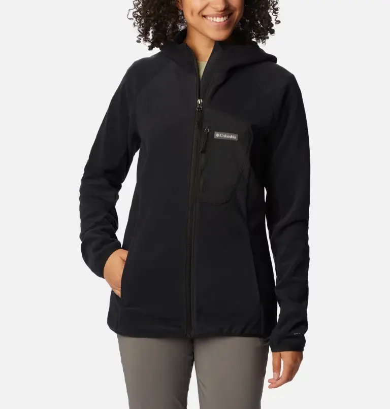 Columbia Women's Outdoor Tracks™ Hooded Full Zip Jacket. 1