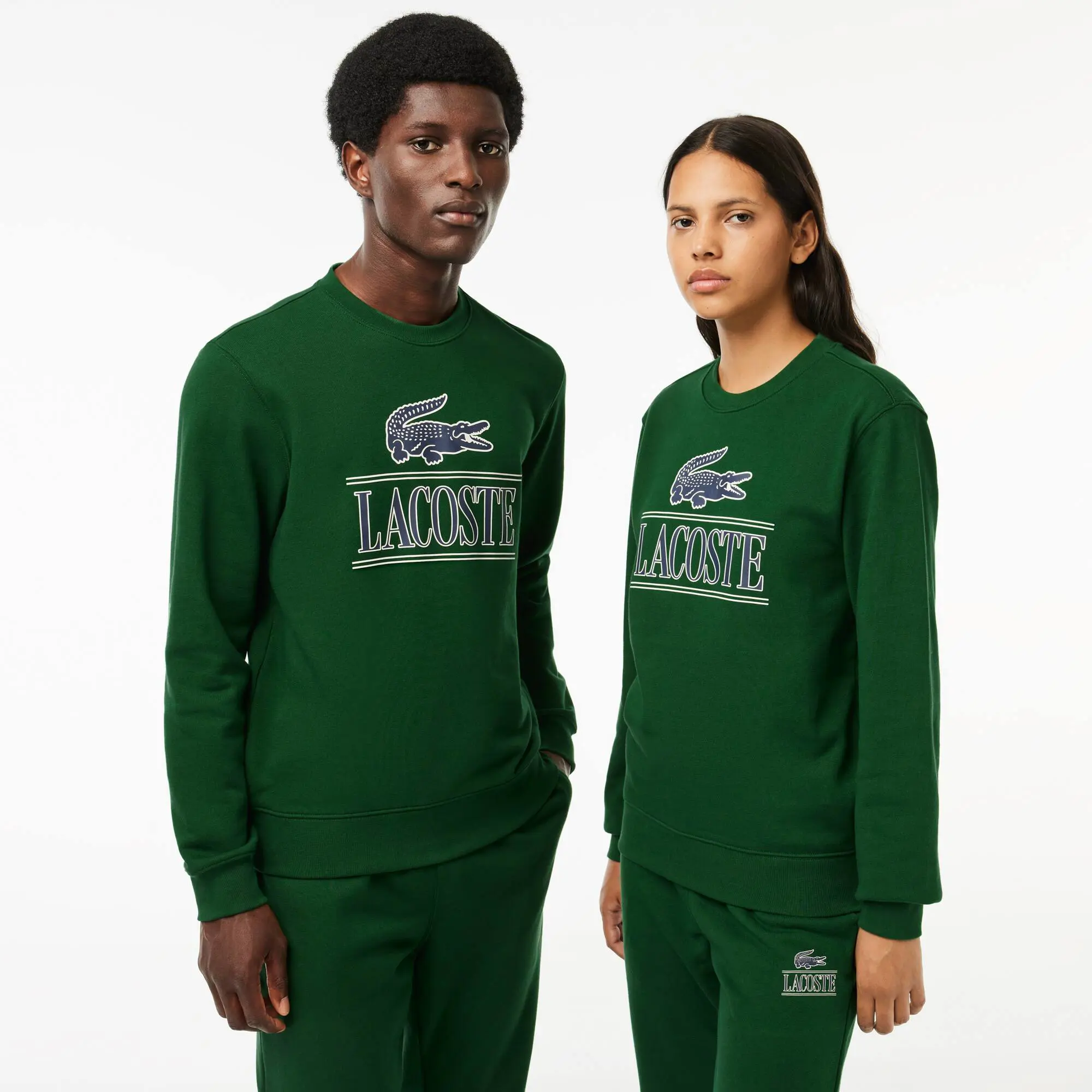 Lacoste Sweatshirt Jogger com marca em felpa de algodão. 1