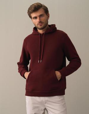 Kapüşonlu Pamuklu Regular Fit Sweatshirt