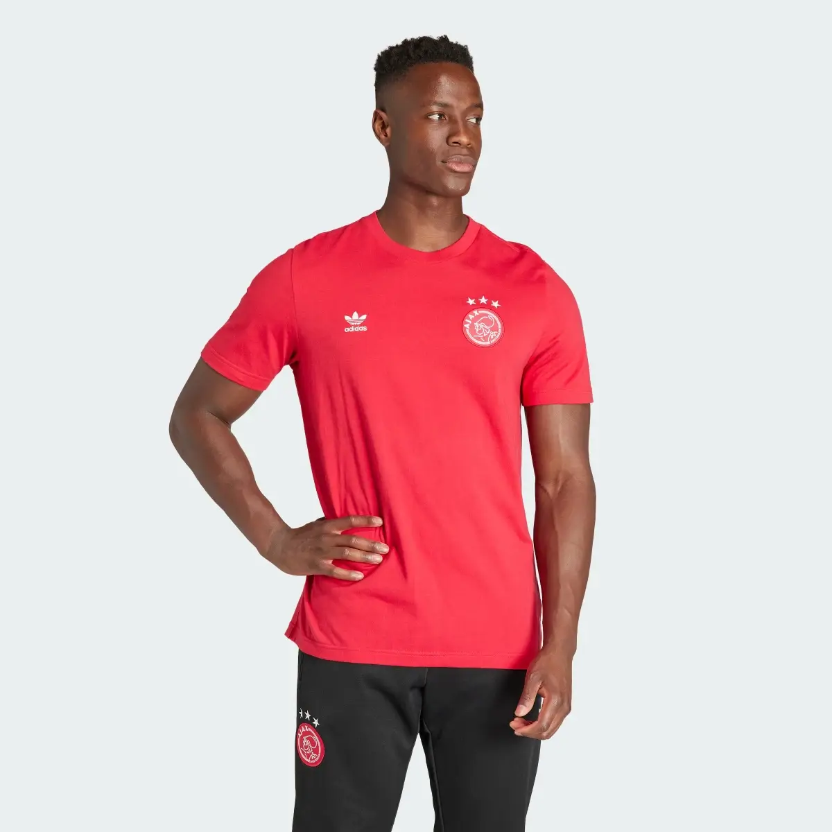 Adidas Ajax Amsterdam Essentials Trefoil T-Shirt. 2