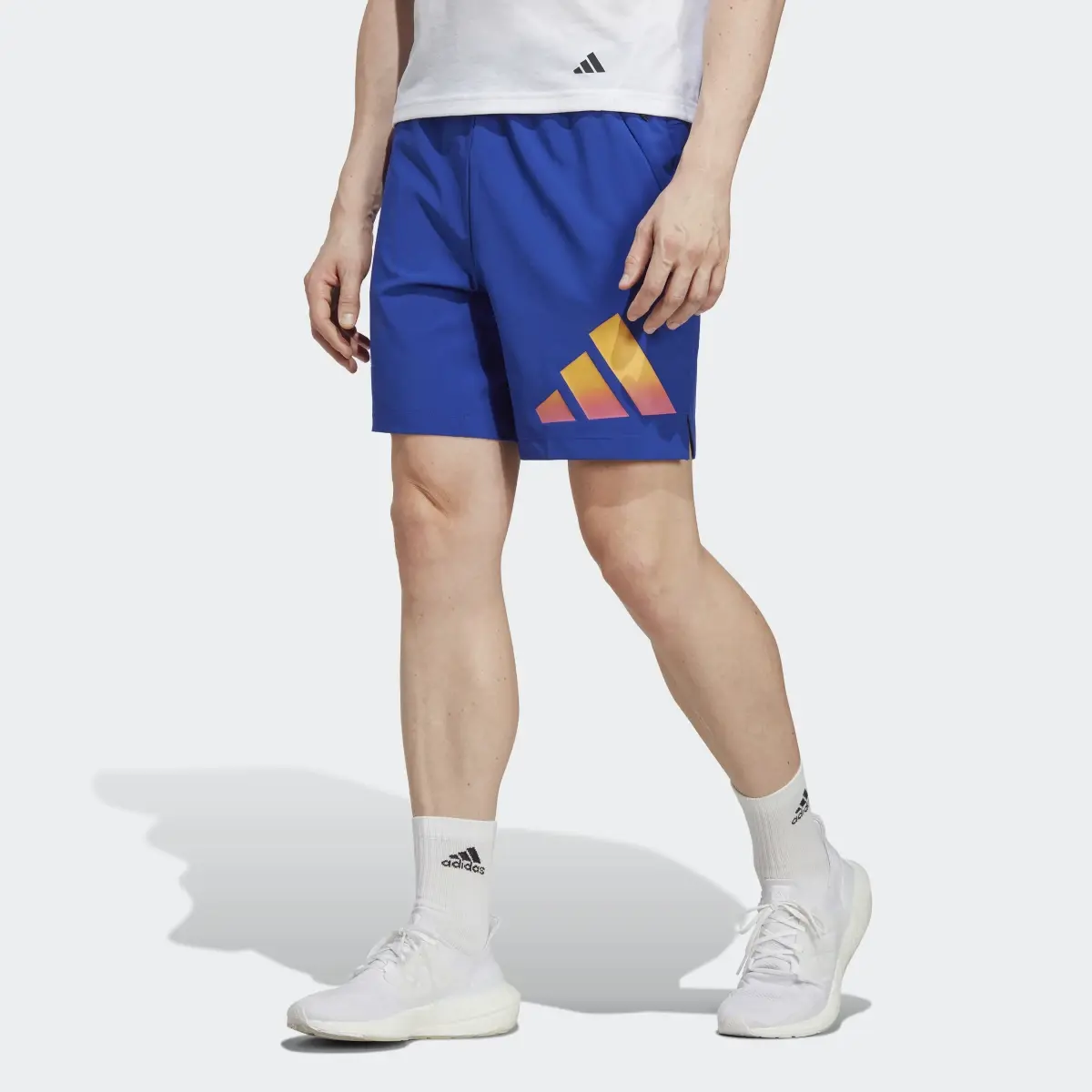 Adidas Train Icons 3-Stripes Training Shorts. 1