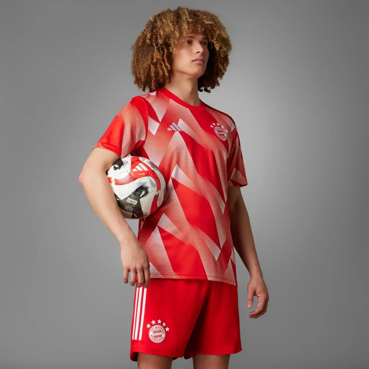 Adidas FC Bayern Pre-Match Jersey. 1