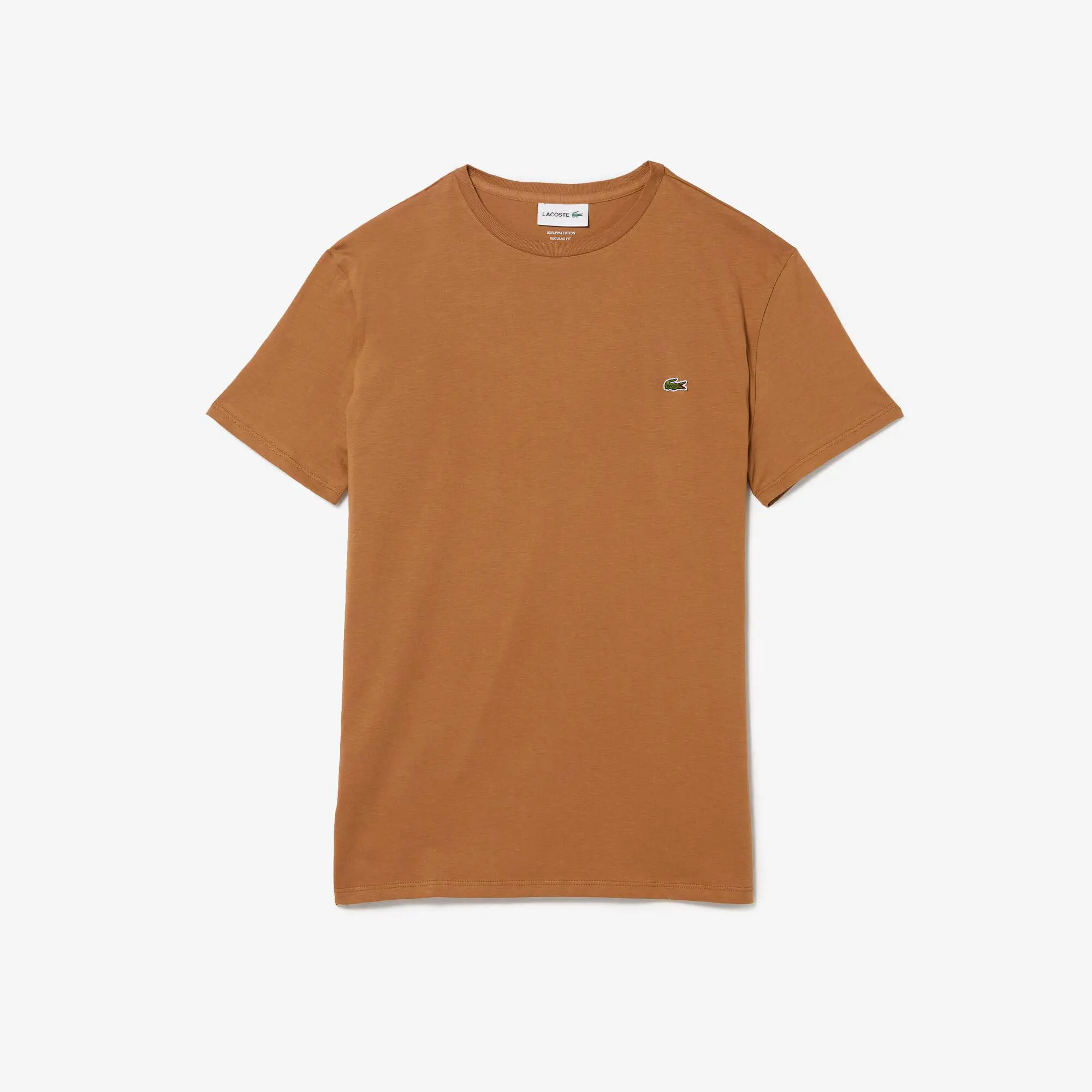 Lacoste Herren-Rundhals-Shirt aus Pima-Baumwolljersey. 2 Lacoste Herren-Rundhals-Shirt aus Pima-Baumwolljersey. 2