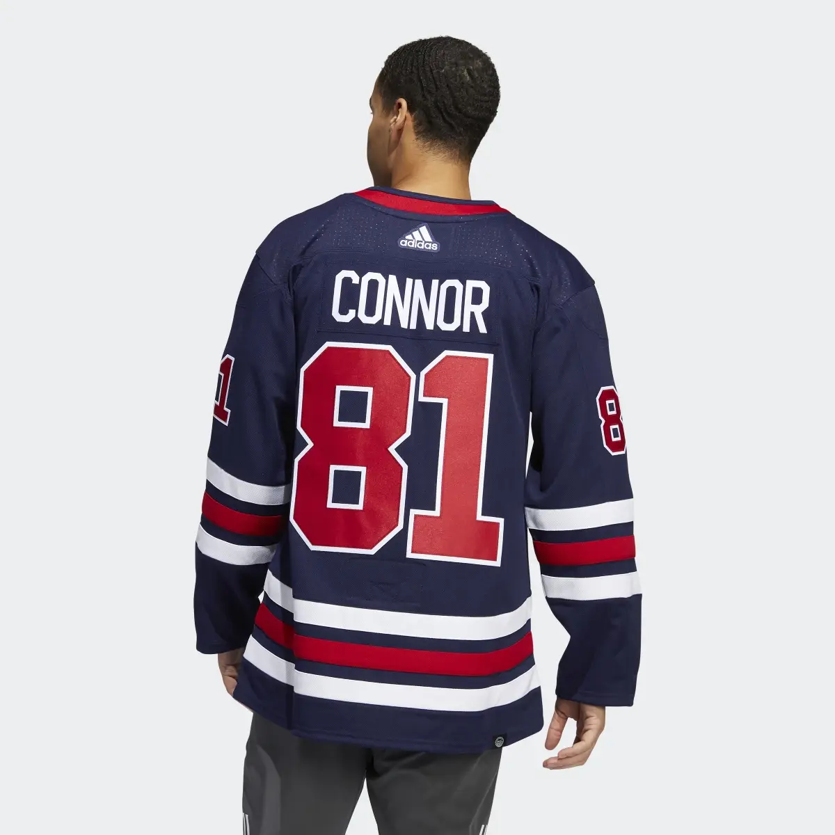 Adidas Jets Connor Third Authentic Jersey. 3