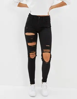 Dream Ripped Low-Rise Jegging