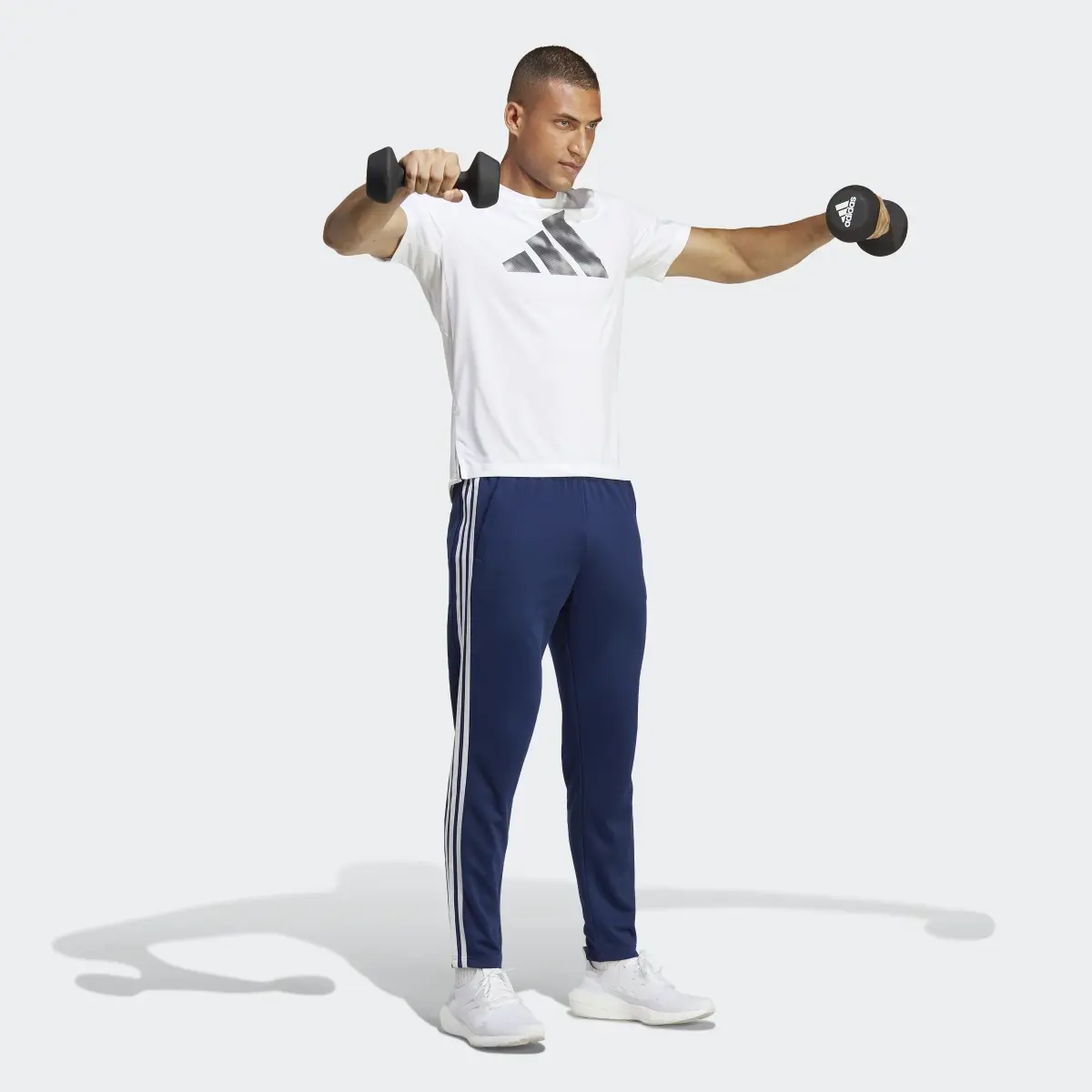 Adidas Train Essentials 3-Stripes Training Joggers. 3