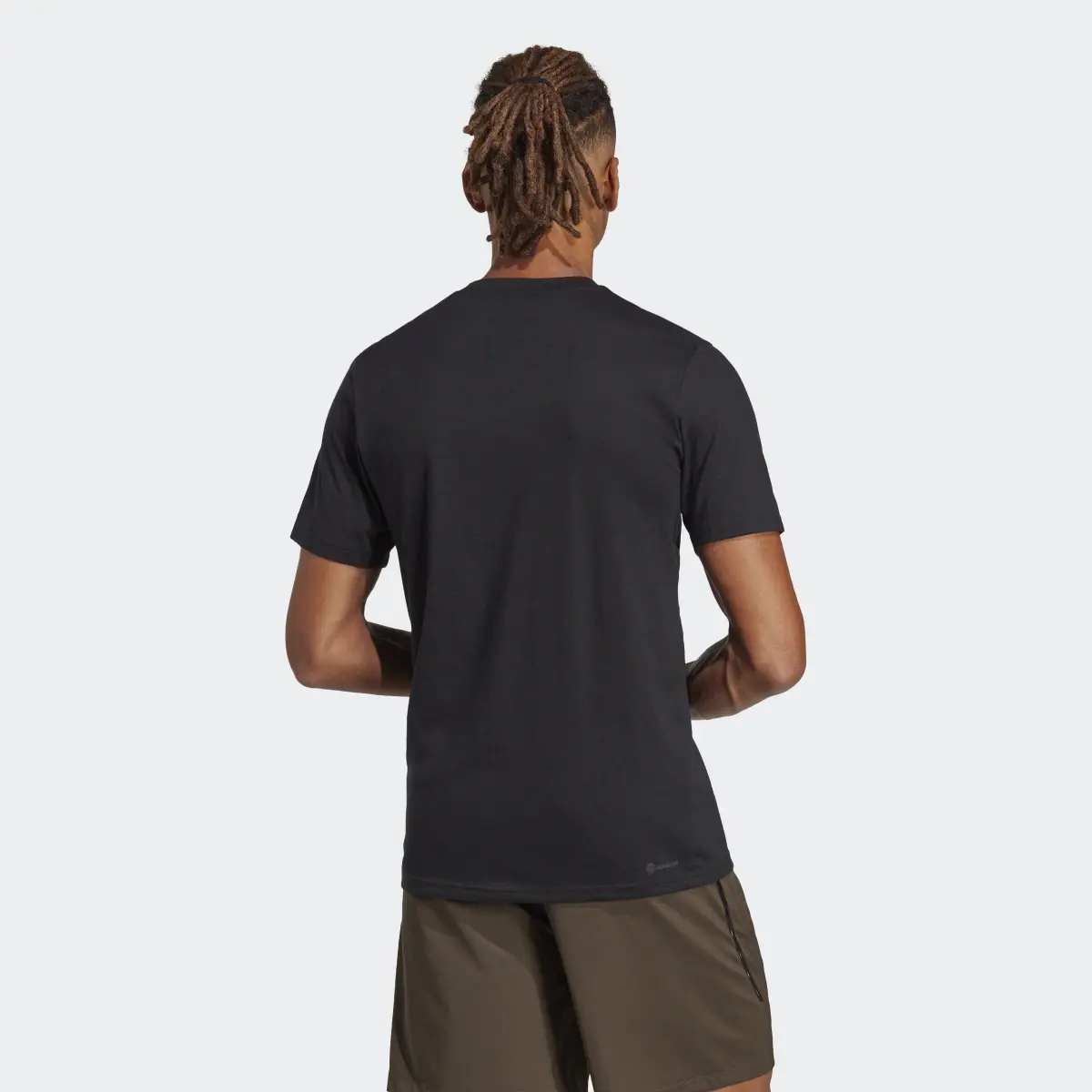 Adidas Train Essentials Feelready Logo Training T-Shirt. 3