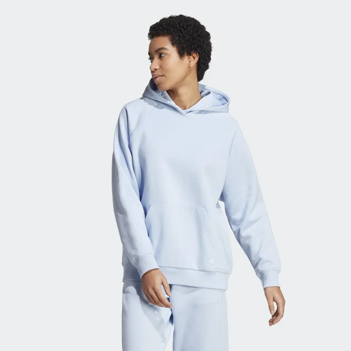 Adidas ALL SZN Fleece Boyfriend Hoodie. 2