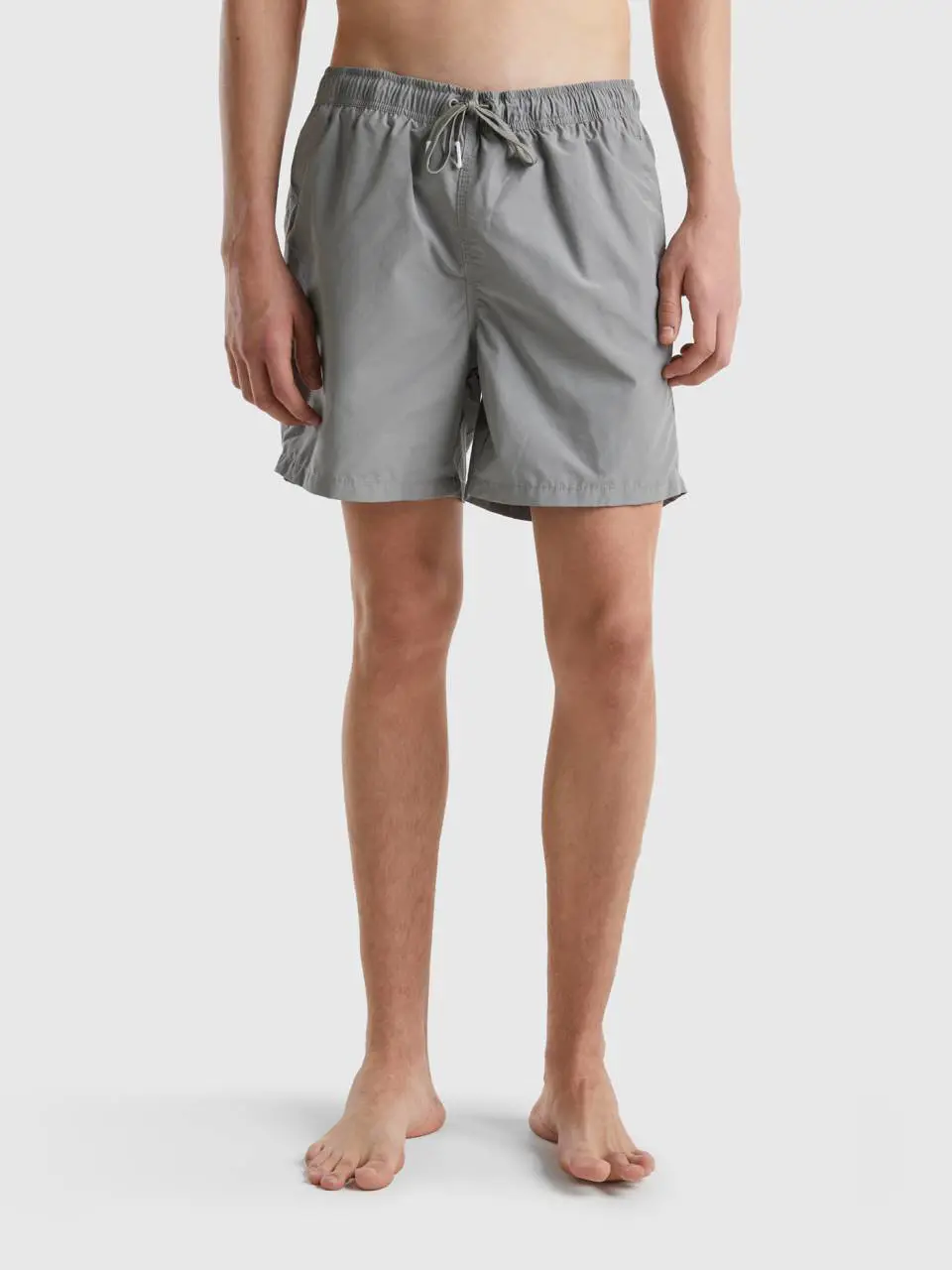 Benetton swim trunks in recycled cotton blend. 1