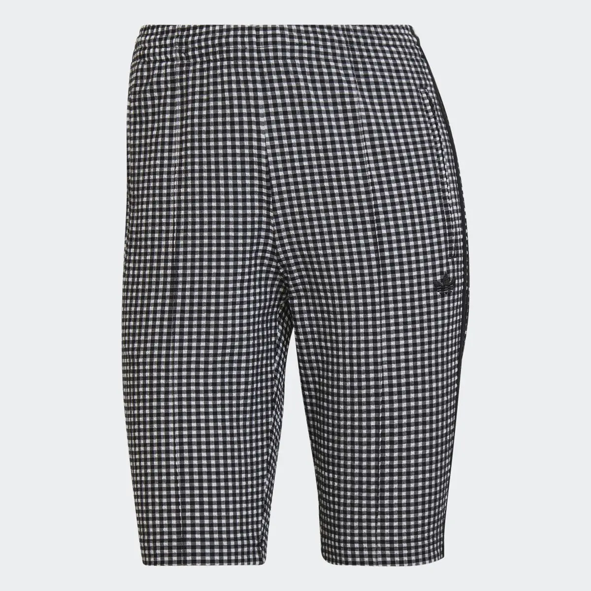 Adidas Long Gingham Shorts. 1