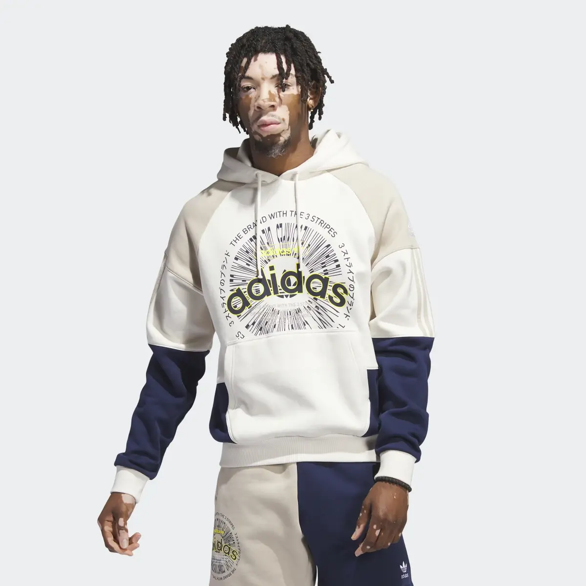 Adidas Blocked Hoodie. 2