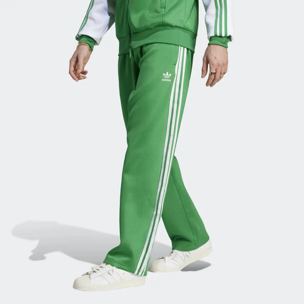 Adidas Adicolor Classics+ Wide Leg Track Pants. 1