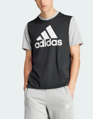 Adidas Playera Essentials Logo Grande Tejido Jersey