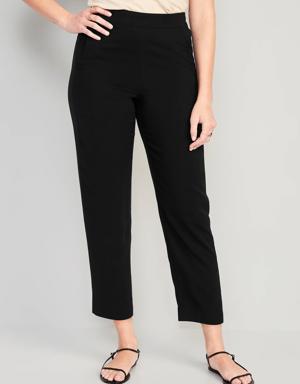 Old Navy High-Waisted Playa Taper Pants for Women black
