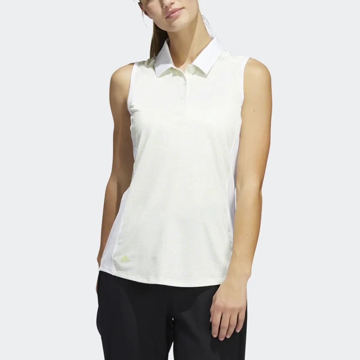 Adidas Ultimate365 Sleeveless Polo Shirt. 1