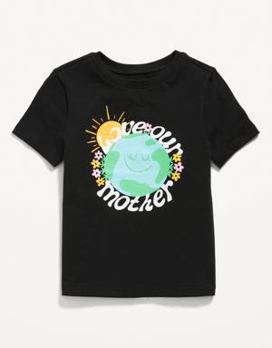 Old Navy Unisex Graphic T-Shirt for Toddler black