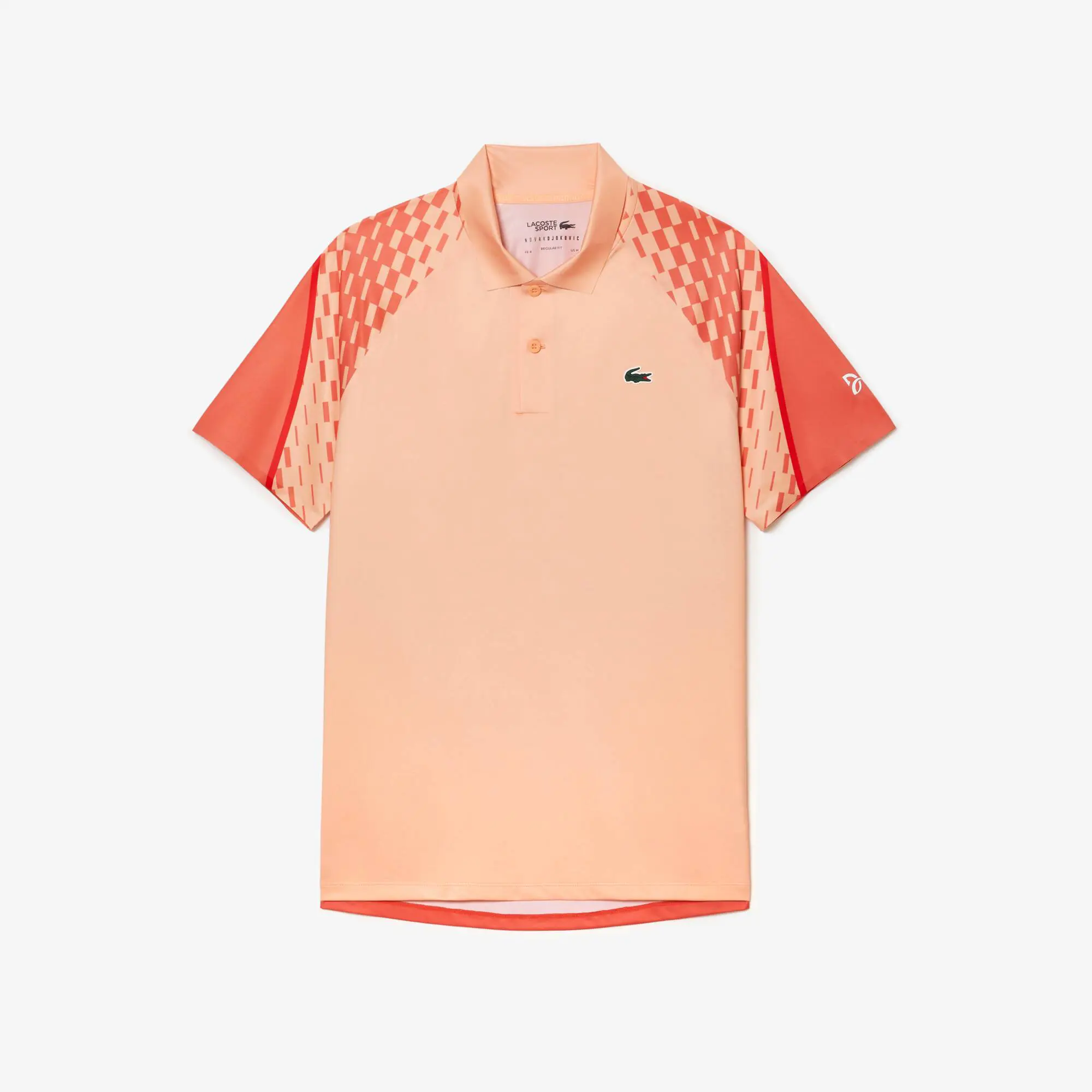Lacoste Men’s Lacoste Tennis x Novak Djokovic Tricolour Polo Shirt. 2
