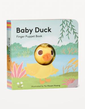 "Baby Duck" Finger Puppet Book for Baby yellow
