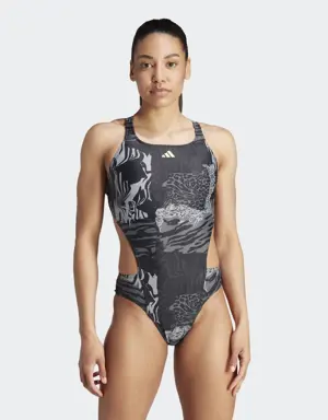 Allover Graphic Swimsuit