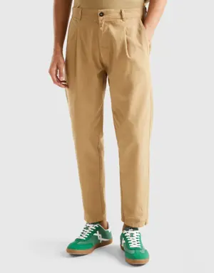 carrot fit chinos in light cotton