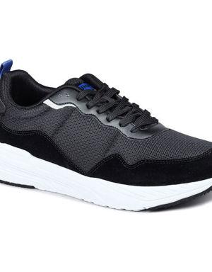 28040 Siyah - Gri - Lacivert Yazlık Erkek Sneaker Günlük Spor Ayakkabı