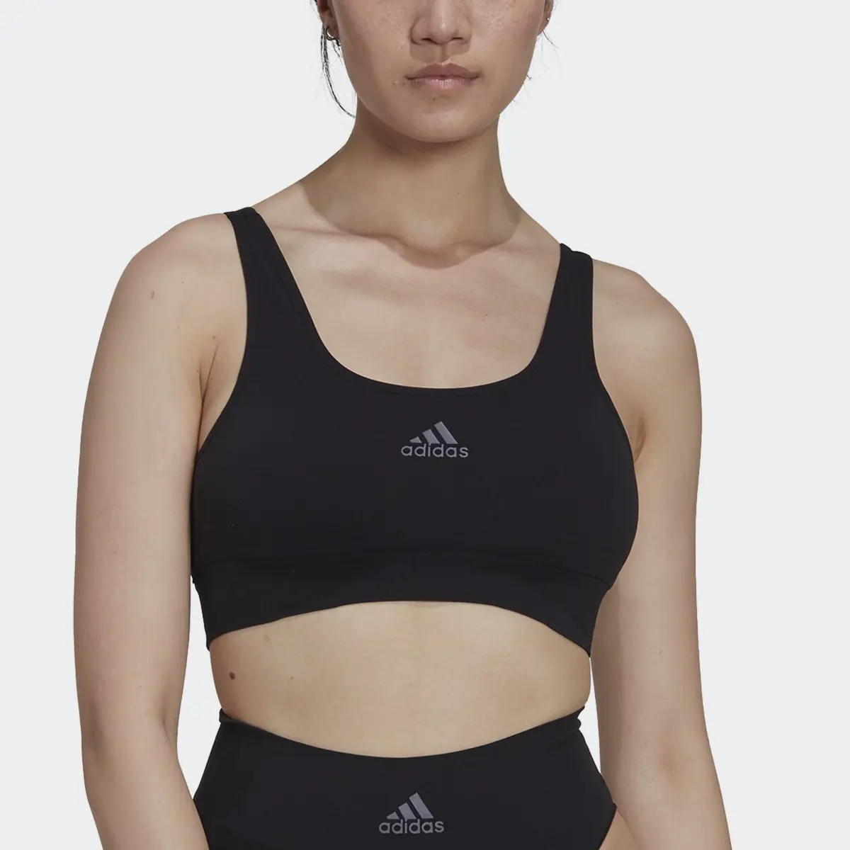 Adidas Active Seamless Micro Stretch Lounge Bra Underwear. 1