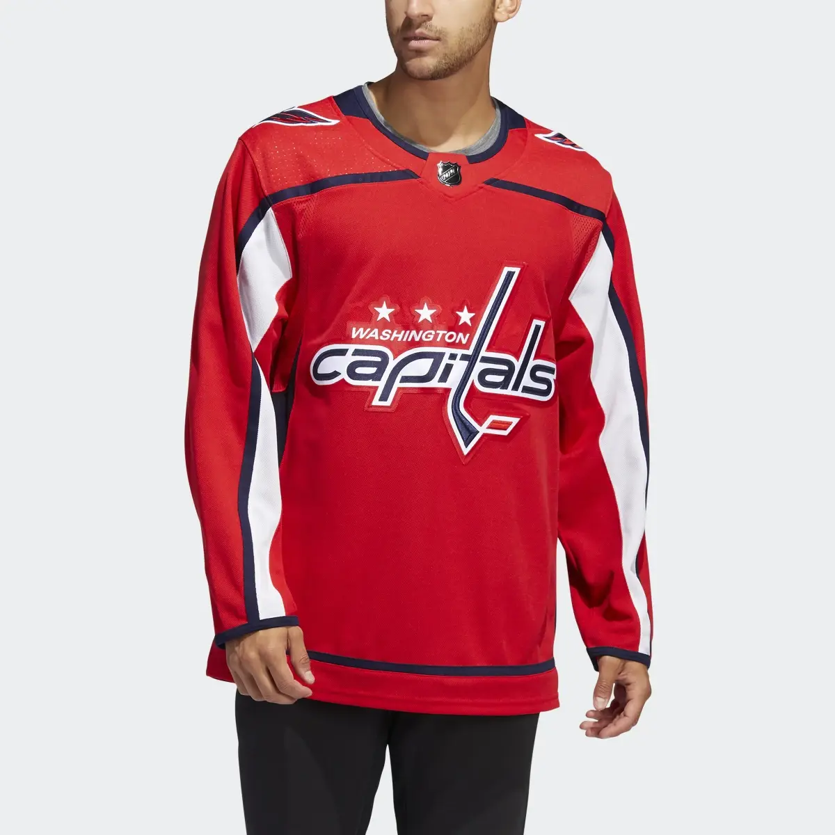 Adidas Capitals Home Authentic Jersey. 1