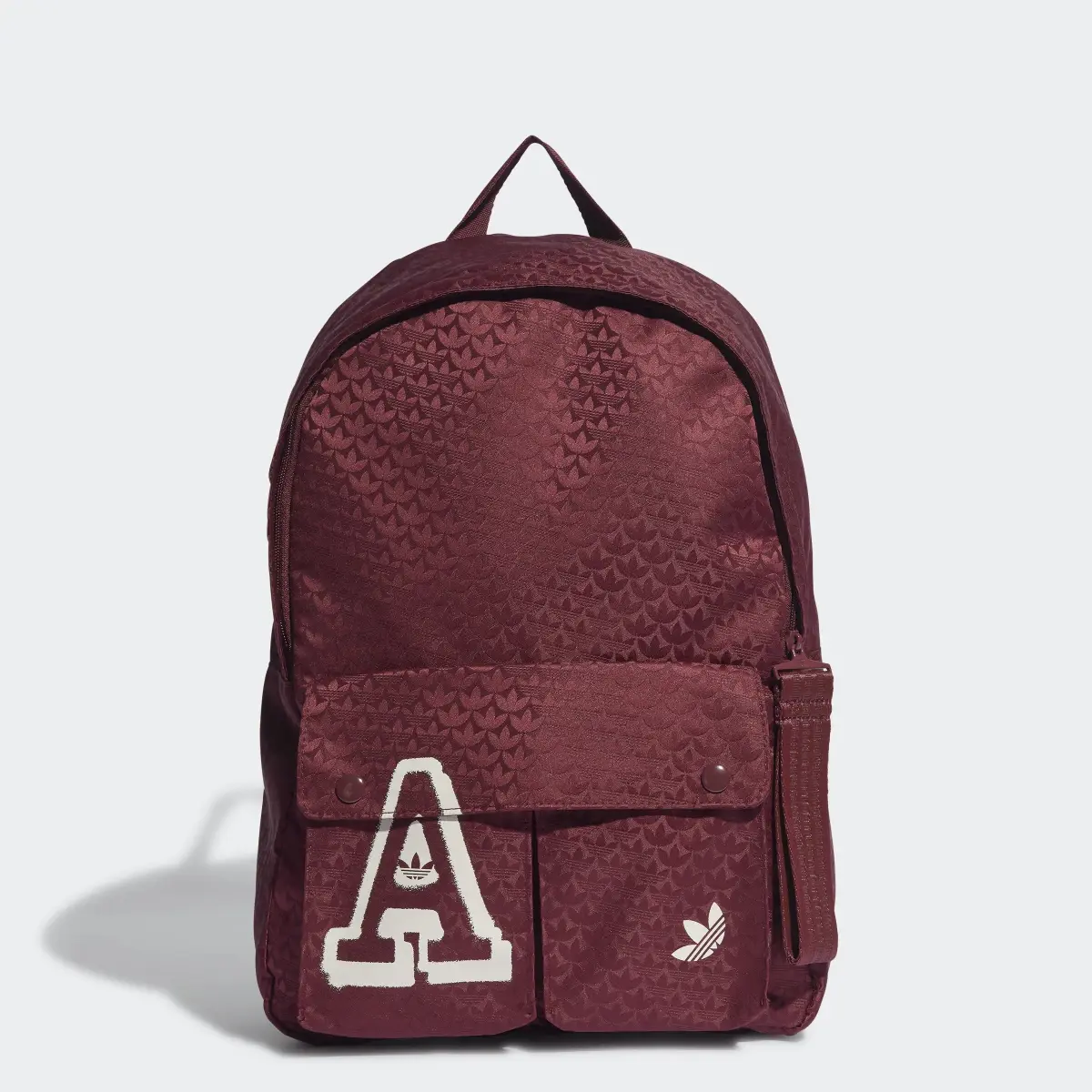 Adidas Mochila em Jacquard Trefoil. 1