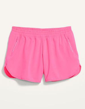 Old Navy Mid-Rise StretchTech Run Shorts for Women -- 4-inch inseam pink