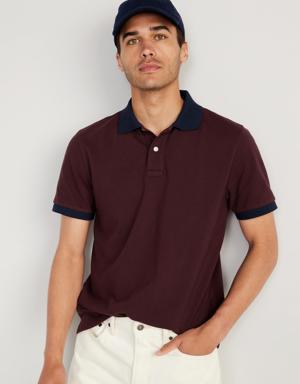 Old Navy Uniform Pique Polo for Men red