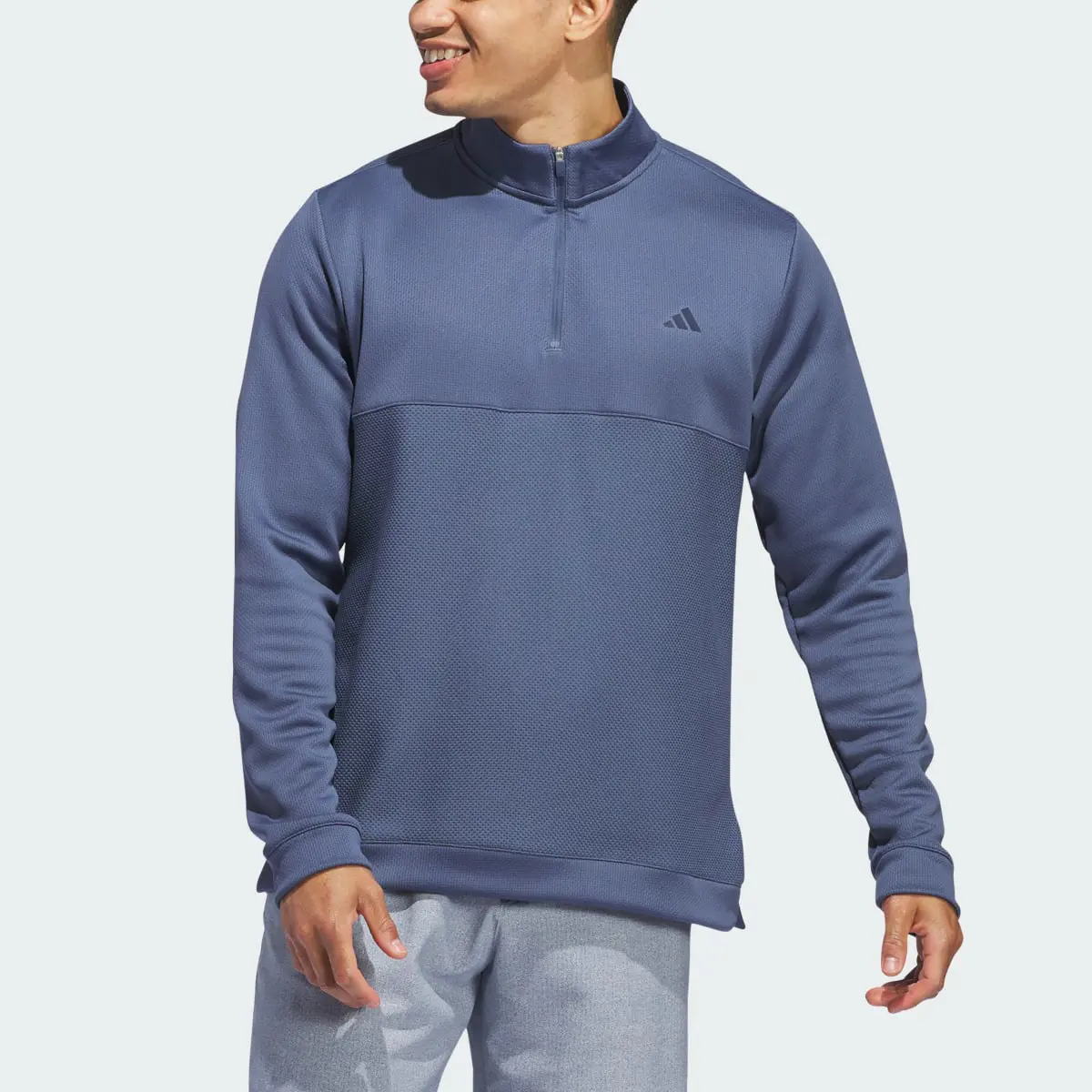 Adidas Ultimate365 Textured Quarter-Zip Top. 1