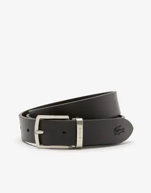 Men's Lacoste Pin And Flat Buckle Belt Gift Set