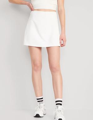 Old Navy Extra High-Waisted PowerSoft Skort white