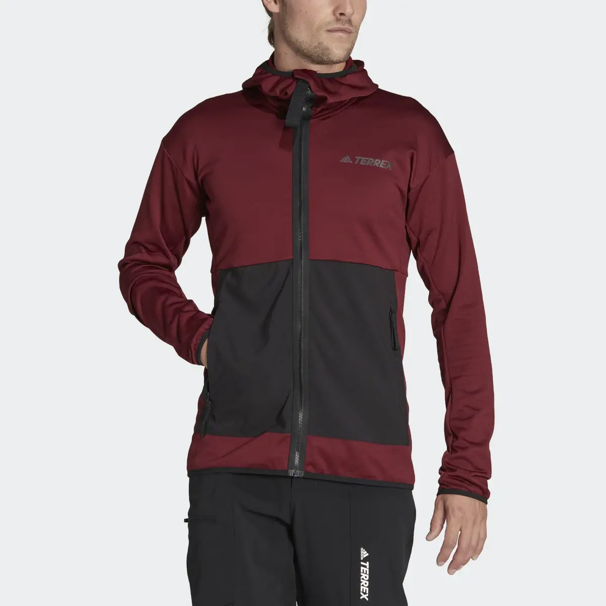 Adidas Giacca da hiking Terrex Tech Flooce Light Hooded. 1