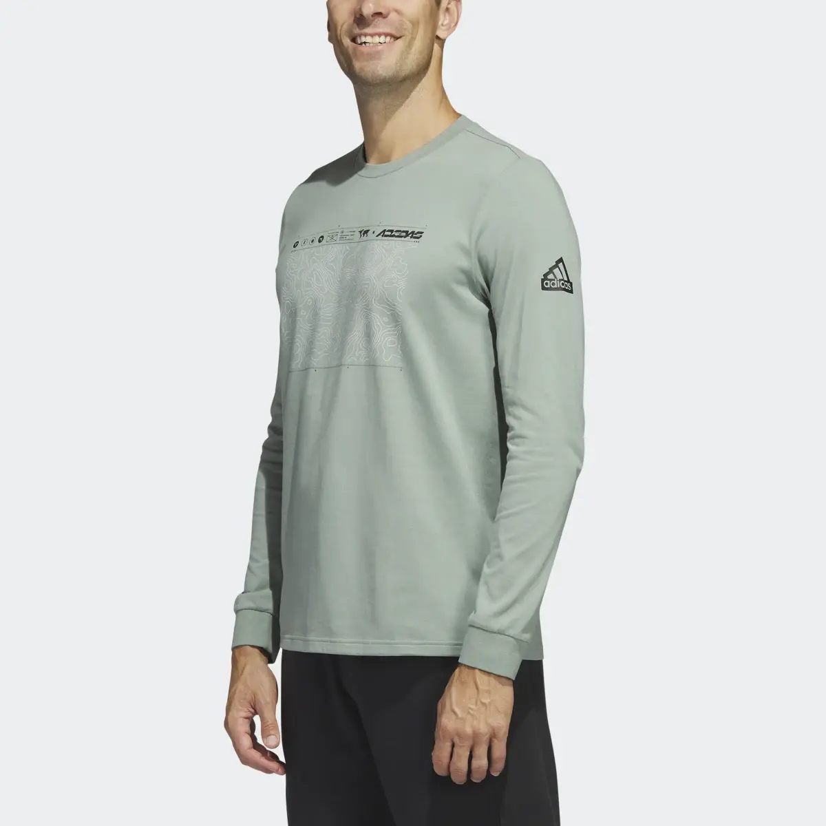 Adidas City Escape Long Sleeve Graphic Tee - H49662
