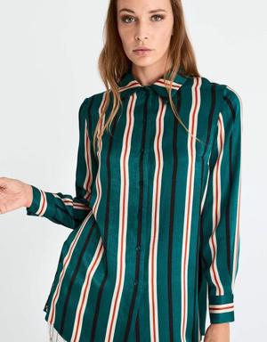 Emerald Striped Button Down