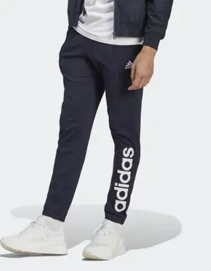 Adidas Essentials Single Jersey Tapered Elasticized Cuff Logo Joggers